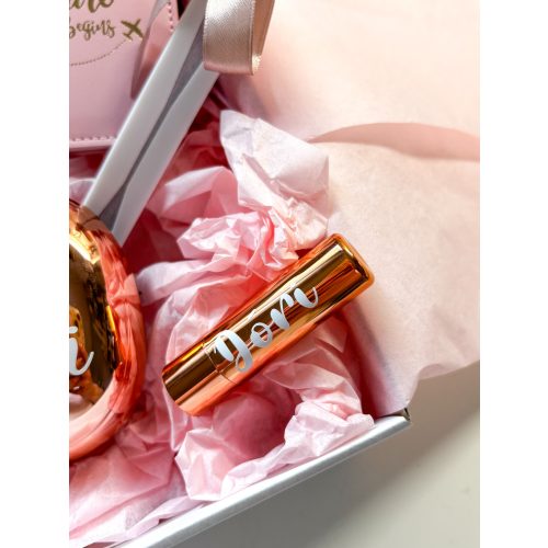 Ajakbalzsam - egyedi felirattal (arany, rosegold, ezüst)