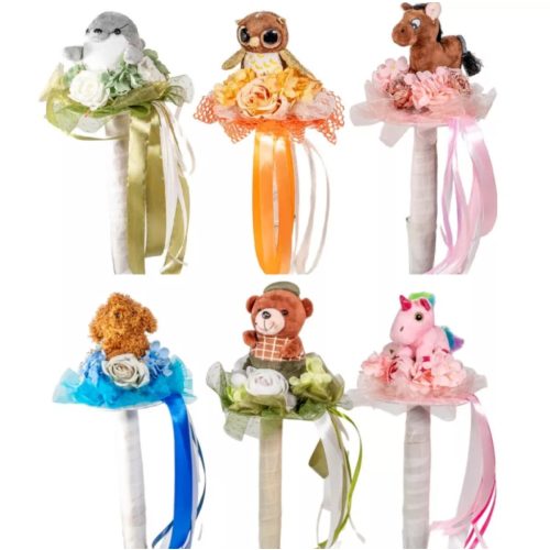 BALLAGÁSI CSOKOR KIS KÉZI EXTRA 35CM, BAGOLY, UNIKORNIS, KUTYA, DELFIN, MACI, LOVACSKA