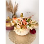 Kerámia tök KRÉM-NARANCS, KÖZEPES