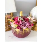 Kerámia tök BURGUNDI, NAGY