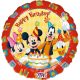FÓLIA LUFI, 17"/43CM, GÖMB, HB. MICKEY ÉS MINNIE