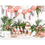 PAPÍR TÁNYÉR, ROSEGOLD, D23CM, 6DB/CS