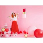 LATEX LUFI, GÖMB ALAKÚ, HALVÁNY RÓZSASZÍN, 100 CM ÁTMÉRŐ