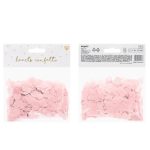 KONFETTI, SZÍV FORMA, LIGHT PINK, 15 GRAMM (zacskós)