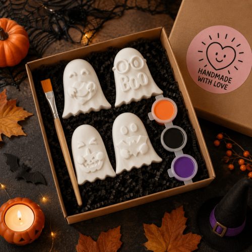 Halloweeni/ szellemes kreatív készlet gyerekeknek - DIY HOME BOX