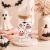 KÖNYVMOLY/SULIS - Halloween szellemes szívószálas pohár, fa tetővel, 200 ml