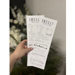 Hello Kedves Vendég! - vicces és szórakoztató játék az esküvőre, 20 db/csomag