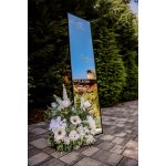 WEDDING DAY - ESKÜVŐI TÜKÖR MATRICA - EGYEDI FELIRATTAL