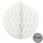 GÖMB LAMPION 10 CM, FEHÉR