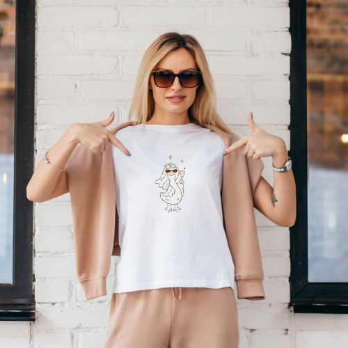 Napszemüveges liba koccintós -  Lánybúcsús póló