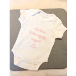 Apukám kis hercegnője vagyok + NÉV -  baba body 