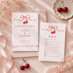 Cherry Love – Cseresznyés Esküvői Meghívó