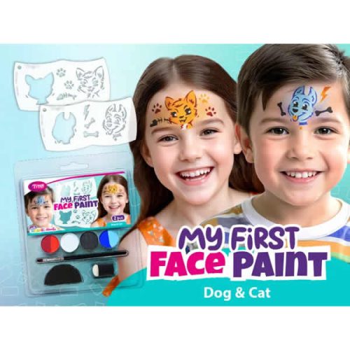 MY FIRST FACEPAINT - DOG & CAT (KUTYA + MACSKA) ARCFESTŐ