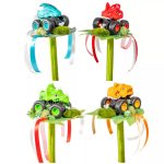 BALLAGÁSI CSOKOR DÍNÓ KOCSIVAL, MOHAKŐVEL 30CM