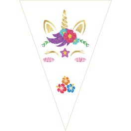 UNIKORNIS FEJ, ZÁSZLÓ/FÜZÉR, 2,5 M