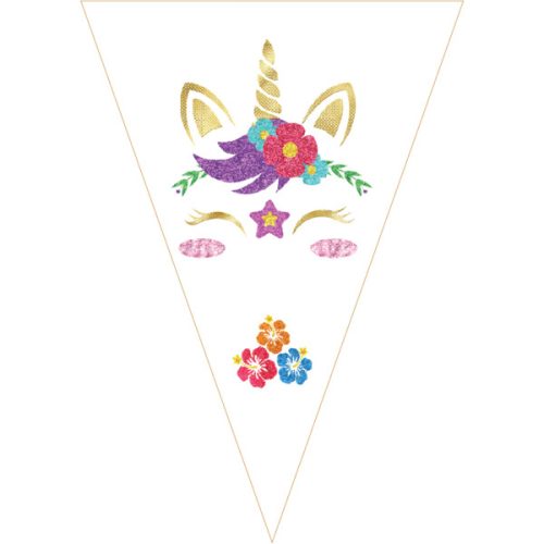 UNIKORNIS FEJ, ZÁSZLÓ/FÜZÉR, 2,5 M