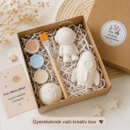 Űrhajós kreatív készlet gyerekeknek - DIY HOME BOX