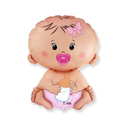 FÓLIA LUFI, NAGYFORMA, BÉBI, RÓZSASZÍN, 24", CSOMAGOLT