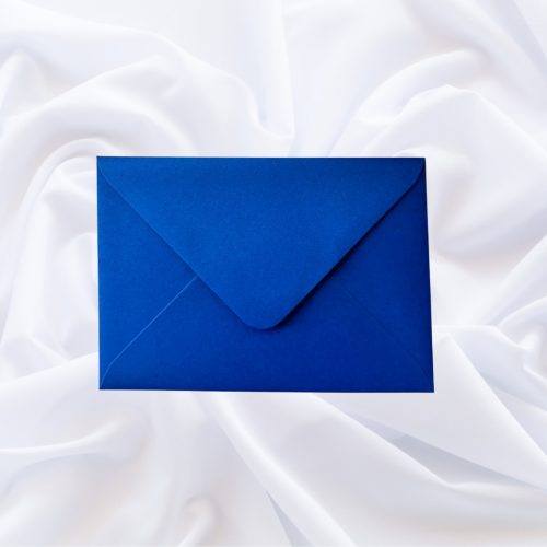 ELECTRIC BLUE boríték selyemfényű/gyöngyházfényű A6