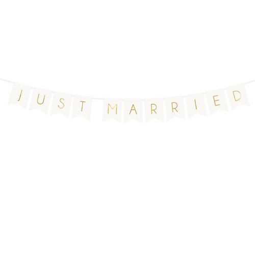 FŰZÉR JUST MARRIED, FEHÉR, 15 X 155CM