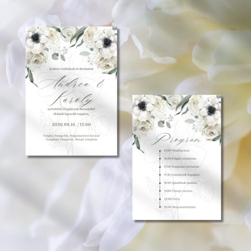 Finom Részletek – Prémium Esküvői Meghívó
