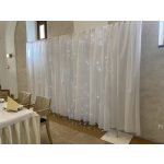 Főasztal háttér állvány esküvőre 3,5x3m - BÉRELHETŐ VESZPRÉMBEN 