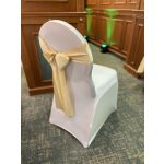 Spandex székszoknya fehér - BÉRELHETŐ VESZPRÉMBEN