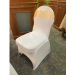 Spandex székszoknya fehér - BÉRELHETŐ VESZPRÉMBEN