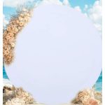 Arany színű kör  háttér állvány 2 méter - BÉRELHETŐ VESZPRÉMBEN 