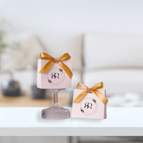 Köszönetajándék - Mini díszdoboz 11,5x10x4,5 cm