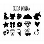 Prémium akril pohár szívószálas, 750 ml