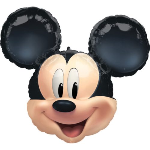 FÓLIA LUFI, FEKETE, MICKEY FEJ, 63X55 CM