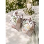 Mini Selyemvirág box - szalaggal 12 cm - SZÜLŐKÖSZÖNTŐ AJÁNDÉK (MEGÚJULT)