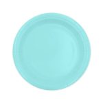 PAPÍR TÁNYÉR, VILÁGOS KÉK 18 CM, 6 DB/CS