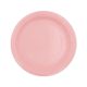 PAPÍR TÁNYÉR, RÓZSASZÍN 18 CM, 6 DB/CS