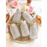 Prémium matt szívószálas üveg pohár, 500 ml