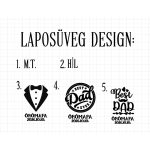 Örömapa ajándék box, fa dobozos  - Szülőköszöntő ajándék