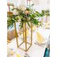 Fém virág állvány esküvőre 20x20x50cm - BÉRELHETŐ VESZPRÉMBEN 