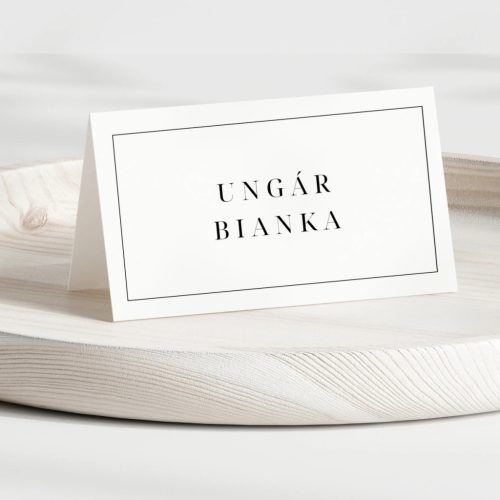 Modern elegancia - Ültetőkártya papír 