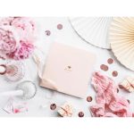 VENDÉGKÖNYV, FOR SWEET MEMORIES FELÍRATTAL, PÚDER PINK