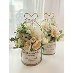 Szív fogantyús virágkaspó, egyedi felirattal, 30 cm - SZÜLŐKÖSZÖNTŐ AJÁNDÉK