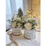 Szív fogantyús virágkaspó, egyedi felirattal, 30 cm - SZÜLŐKÖSZÖNTŐ AJÁNDÉK